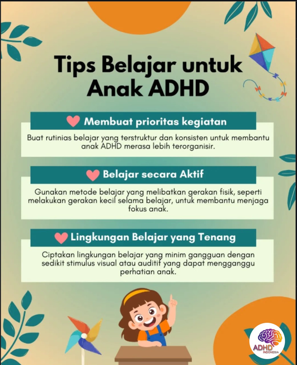 Strategi Belajar yang Cocok untuk Anak ADHD di Kabupaten Kepulauan Meranti